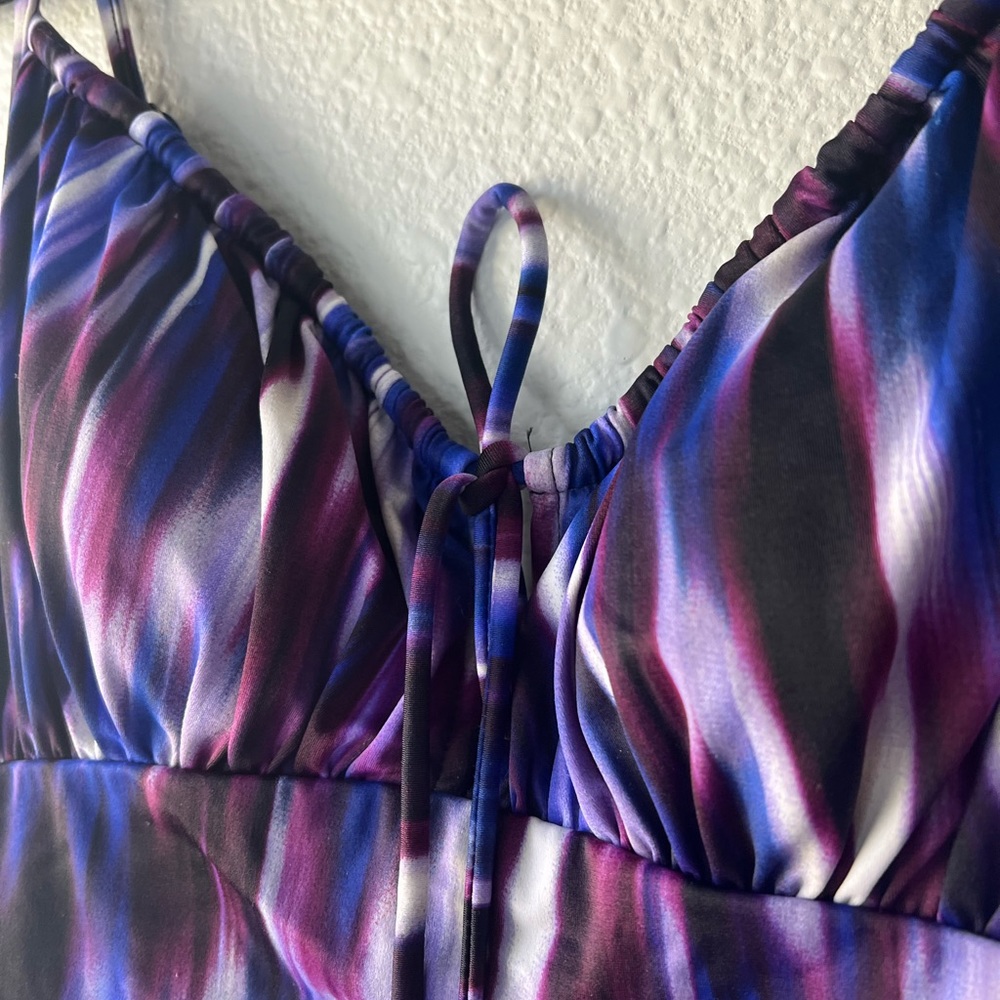MAGICSUIT Woodstock Katrina One-Piece Purple and Blue Swimsuit Size 12. - Picture 9 of 10